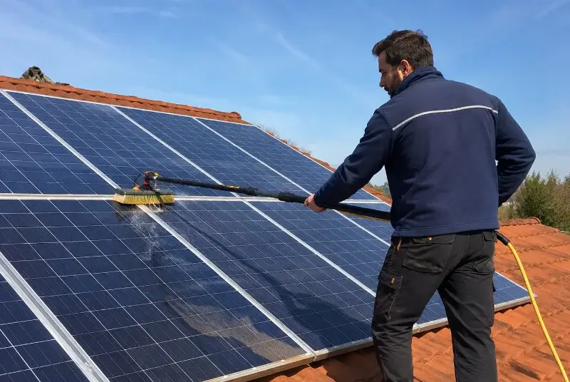 Nettoyage et entretien de panneaux solaires à Séligné